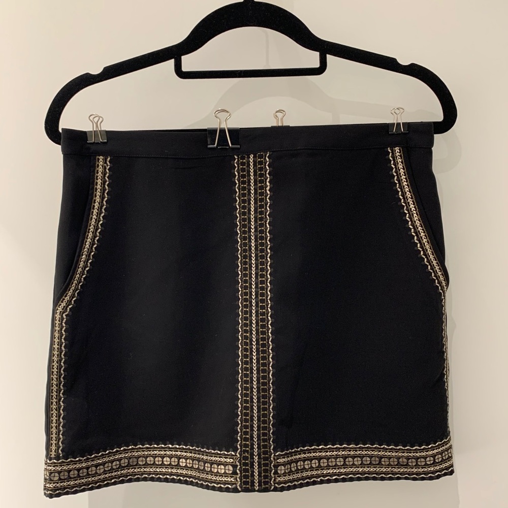 Madewell Black Mini With Beading